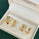 Par de Alianças 10mm Banhadas a Ouro 18k - Auriah