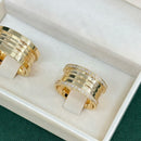 Par de Alianças 10mm Banhadas a Ouro 18k - Auriah