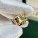 Par de Alianças 10mm Banhadas a Ouro 18k - Auriah