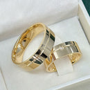 Par de Alianças 6mm Banhado a Ouro 18k - Kyvon