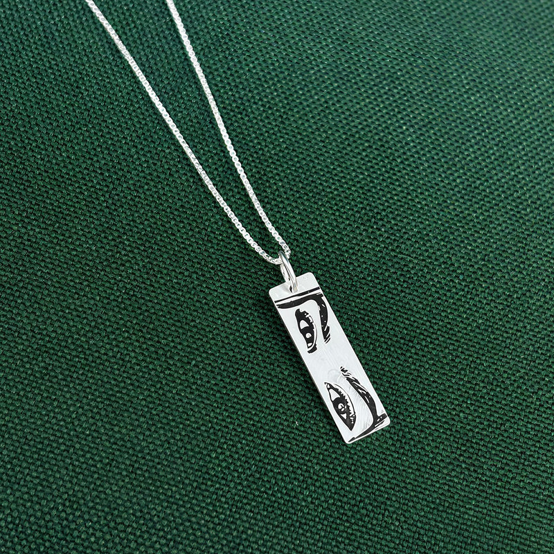 Pingente Olhar Personalizado em Prata 950
