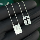 Escapulário Religioso 60cm em Prata 925