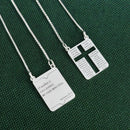 Escapulário Religioso 60cm em Prata 925