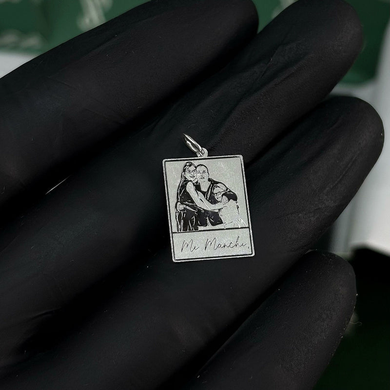 Pingente Foto Polaroid Personalizável em Prata 925