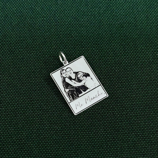 Pingente Foto Polaroid Personalizável em Prata 925