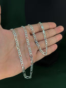 Corrente 3x1 5,8mm 70cm em Prata Italiana 925