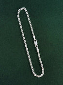 Pulseira Cadeado 2,8mm em Prata Italiana 925