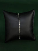 Pulseira Cadeado Palito 1,2mm em Prata Italiana 925