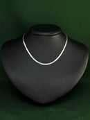 Colar Laminado 3,2mm 45cm em Prata Italiana 925