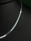 Colar Laminado 3,2mm 45cm em Prata Italiana 925