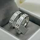 Par de Alianças 4mm em Prata 950 - Azura