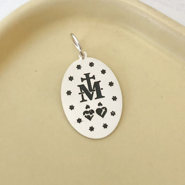 Medalha Milagrosa em Prata 925