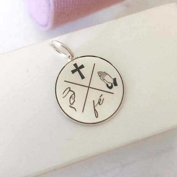 Medalha Religiosa em Prata 925