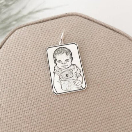 Plaquinha Bebê Personalizável em Prata 925