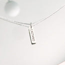 Plaquinha Com Nome Personalizável em Prata 925